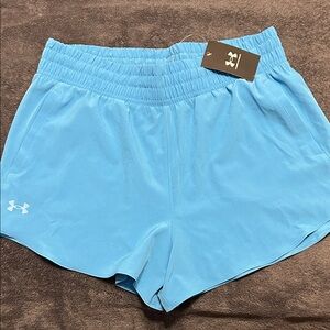 Under Armour Women's Sky Blue Athletic Shorts